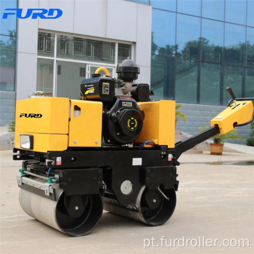 Rolo compactador vibratório para mão com motor diesel para trabalho de compactação